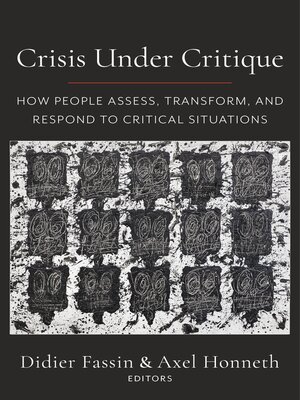 cover image of Crisis Under Critique